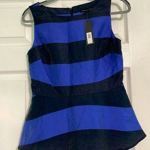 Banana republic peplum top nwt